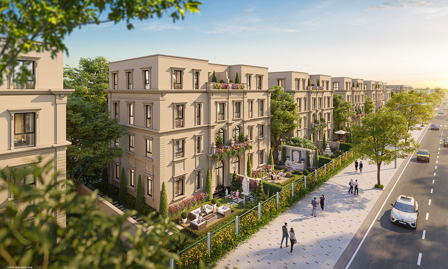 Biệt thự song lập Vinhomes Wonder City Đan Phượng, Vườn sau nhà