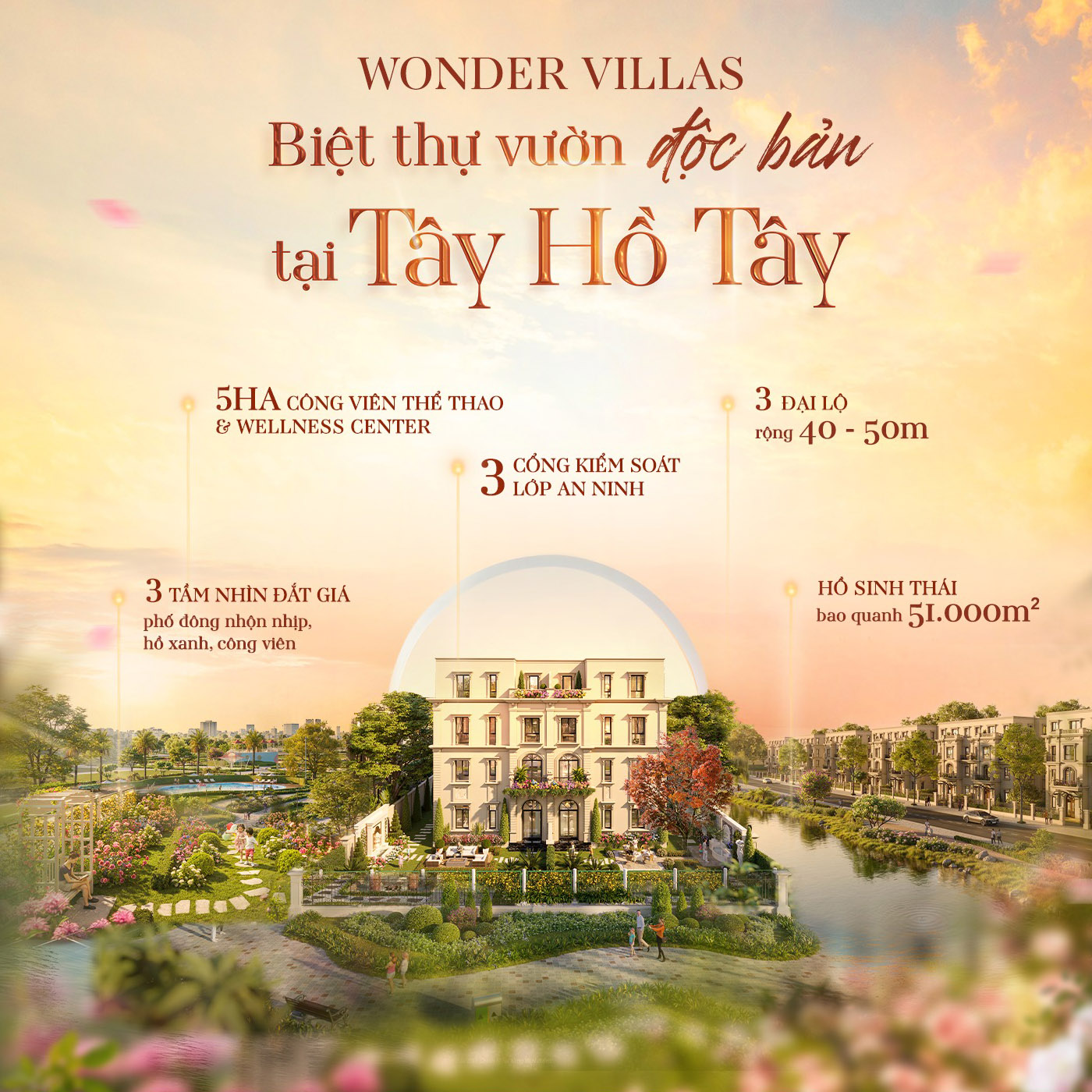 Biệt thự vườn Vinhomes Wonder City - Dấu ấn của phong cách sống tinh hoa