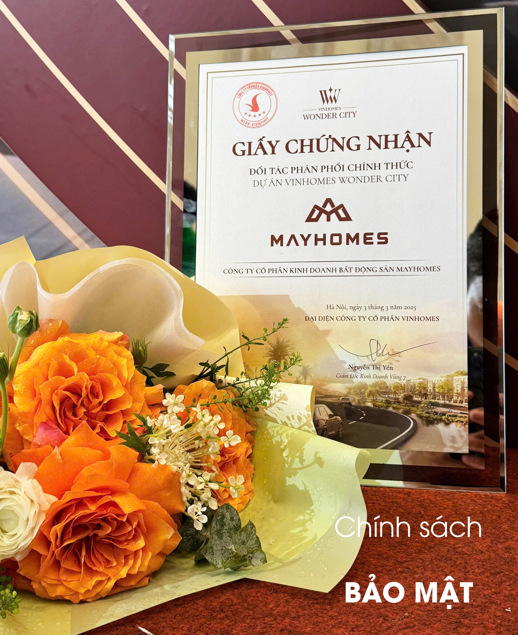 Chính sách bảo mật website Vinhomes Wonder City Đan Phượng