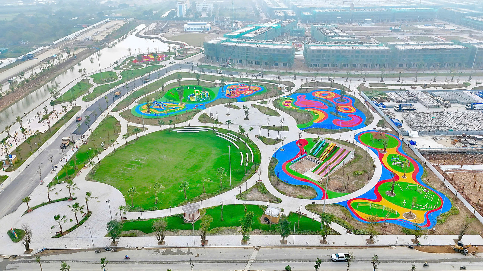 Công viên vui chơi trẻ Em Vinhomes Wonder City Đan Phượng đang triển khai