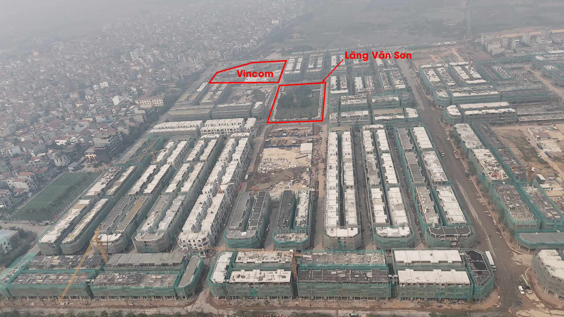 Vị trí Lăng Văn Sơn tại Vinhomes Wonder City Đan Phượng