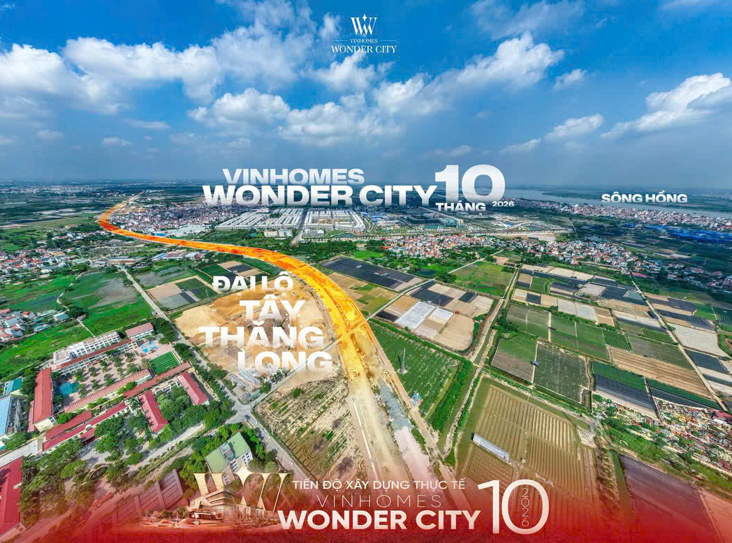 Đại lộ Tây Thăng Long kết nối từ công viên Hòa Bình về dự án chuẩn bị được thông xe