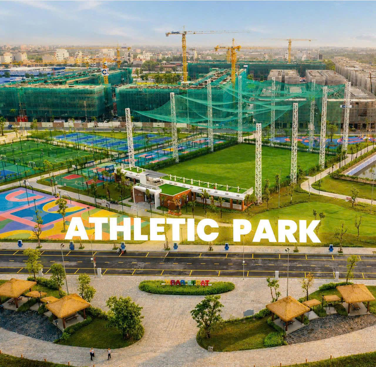 Athletic Park và các sân thể thao tại Vinhomes Wonder City tháng 8/2026.