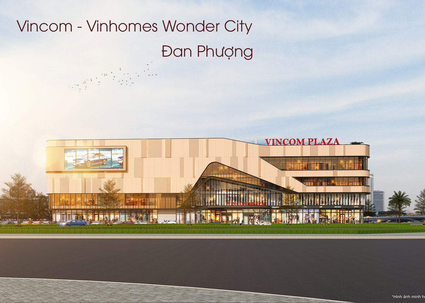 Vincom Plaza Vinhomes Wonder City Đan Phượng, tâm điểm giải trí phía tây Hà Nội